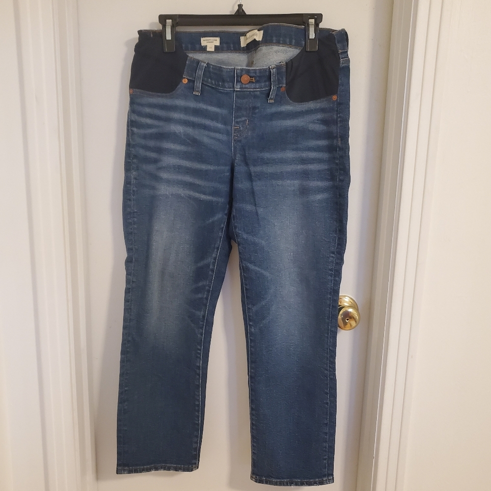 Madewell Maternity Classic Straight Jeans